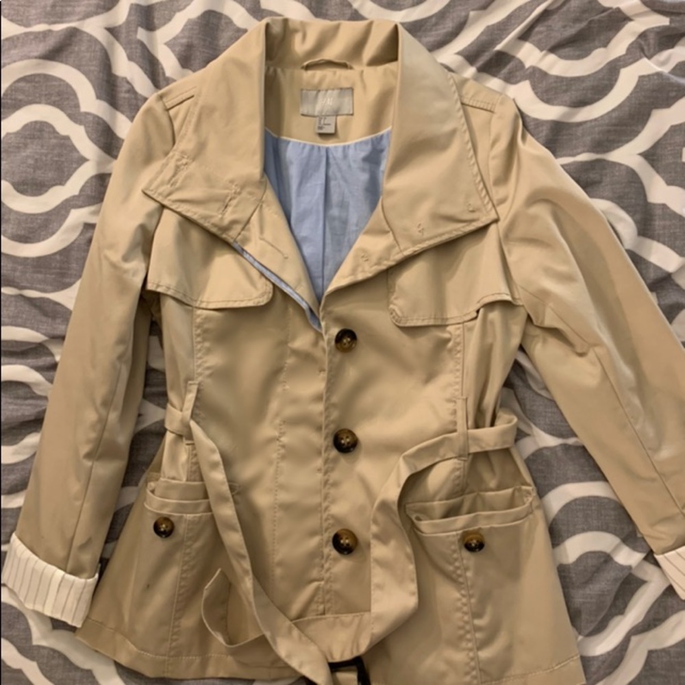 H&M short trench coat